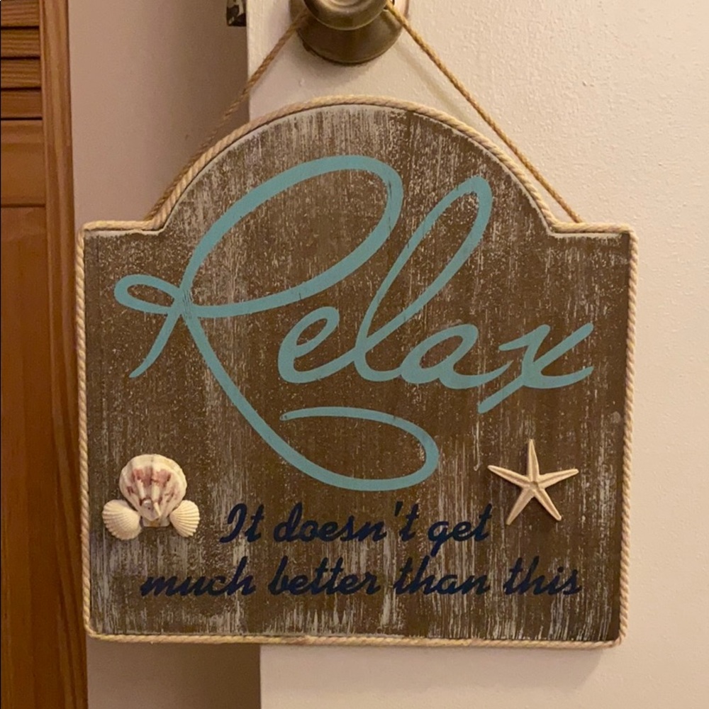 Beach sign
